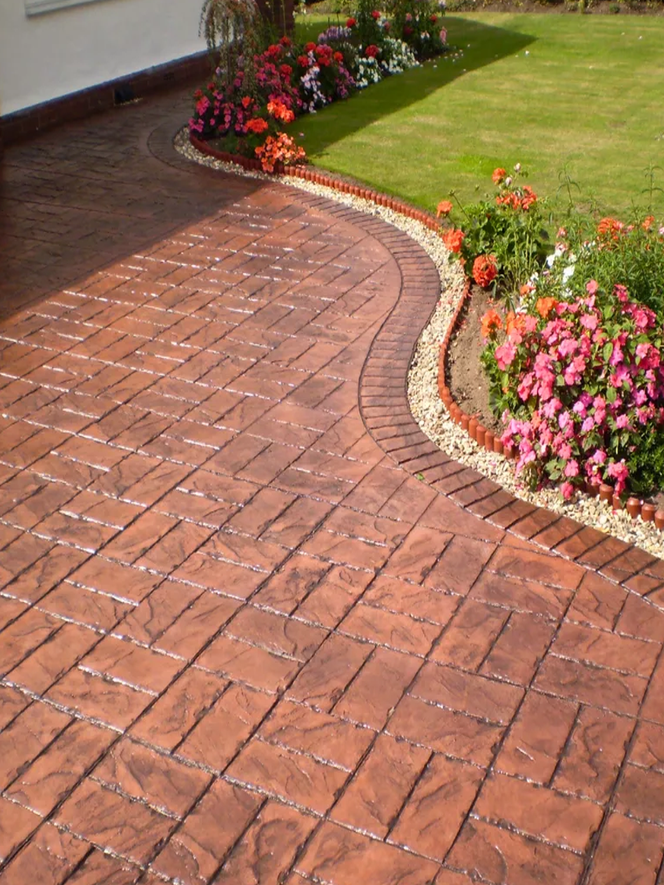 concrete pattern pathway